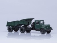 Комплект для самостоятельной сборки 1:43 Седельный тягач 4х2 МАЗ-200В с полуприцепом-самосвалом МАЗ-5232В (AVD Models)